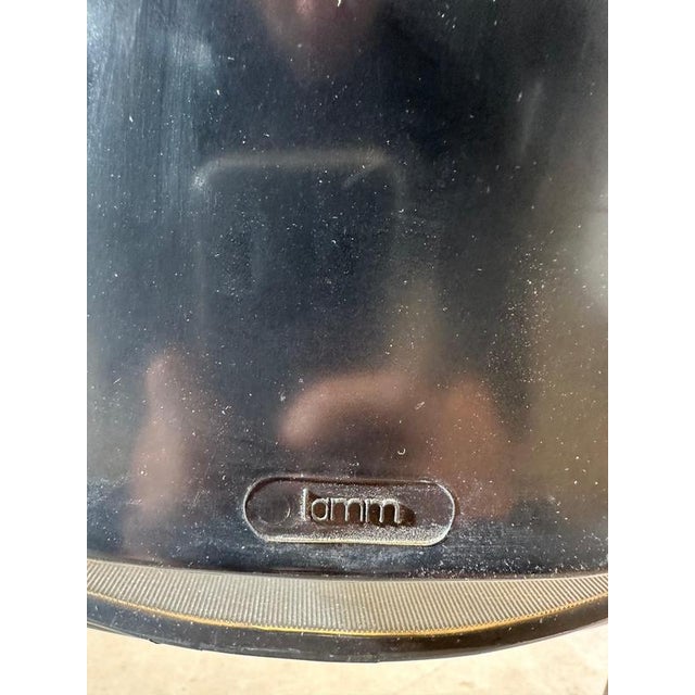 Italian Modern Black Stackable Chairs from Lamm, Set of 2 For Sale - Image 3 of 4