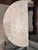 Semi-Circle Granite-Top and Black Base Table For Sale - Image 10 of 11