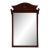 1940s Neoclassical Chippendale Mahogany Wall Mirror For Sale