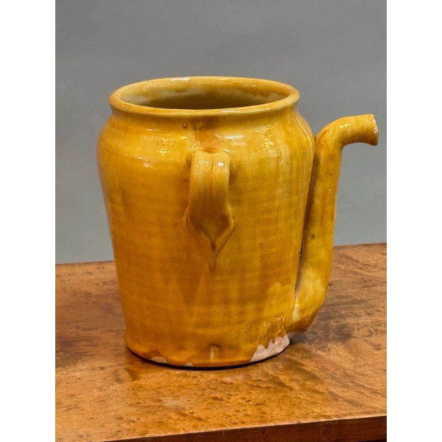 Ceramic 19th Century French Provincial Terra Cotta Pot With a Spout For Sale - Image 7 of 7