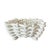 Mid 20th Century Vintage Ceramic Basketweave / Basket Woven Footed Blanc De Chine Style Cachepot / Planter / Bowl / Vide Poche, Made in Spain For Sale - Image 5 of 7