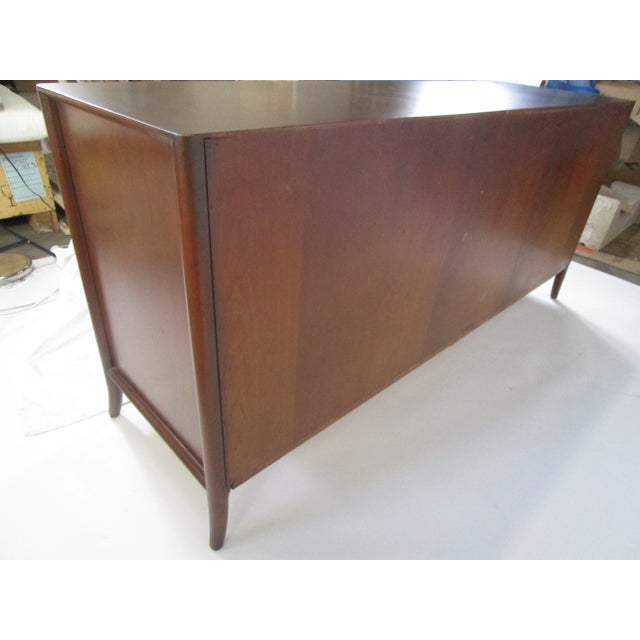 1950s Robsjohn Gibbing for Widdicomb Mid-Century Walnut Credenza For Sale - Image 11 of 13
