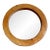 Round Oak Port Hole Wall Mirror - 8" For Sale
