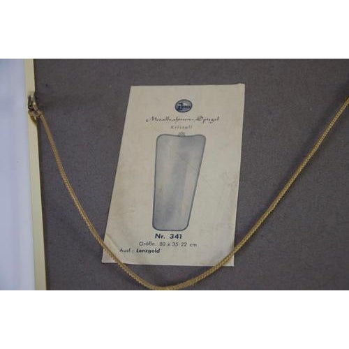 Italian Brass Framed Wall Mirror, 1960s For Sale - Image 9 of 12