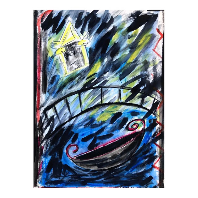 1990s Adrienne Anderson Abstract Painting For Sale