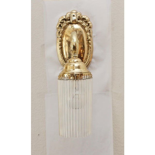Antique Art Nouveau Wall Lamps, 1890s, Set of 2 For Sale - Image 4 of 10