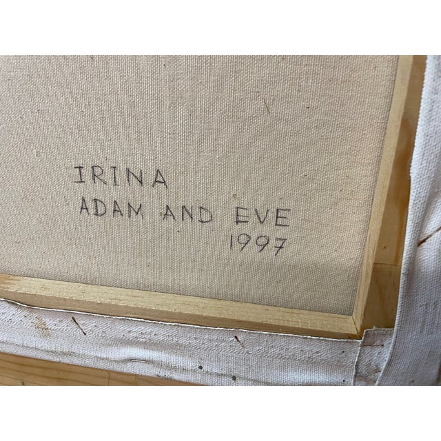 1990s The First Lovers, an Art Nouveau "Adam and Eve" For Sale - Image 5 of 5