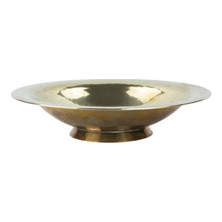 Vintage Art Deco Brass Plate by Walter Gropius, 1920s For Sale