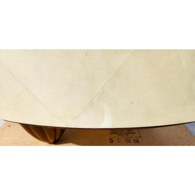 Huge Goatskin Dry Bar Tv Cabinet Custom Made by Jimeco Ltda For Sale - Image 10 of 13