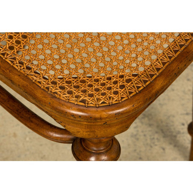 Set of 10 Late 19th Century Austrian Thonet Bentwood Cane Dining Chairs For Sale - Image 16 of 18
