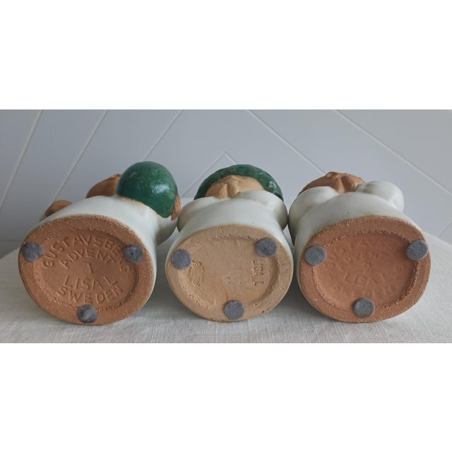 Lisa Larson Vintage Lisa Larson Ceramic Advent Children Trio - Gustavsberg & Rörstrand For Sale - Image 4 of 8