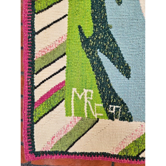 Orchard in the Forrest - Hand Woven Contemporty Tapestry For Sale - Image 4 of 7