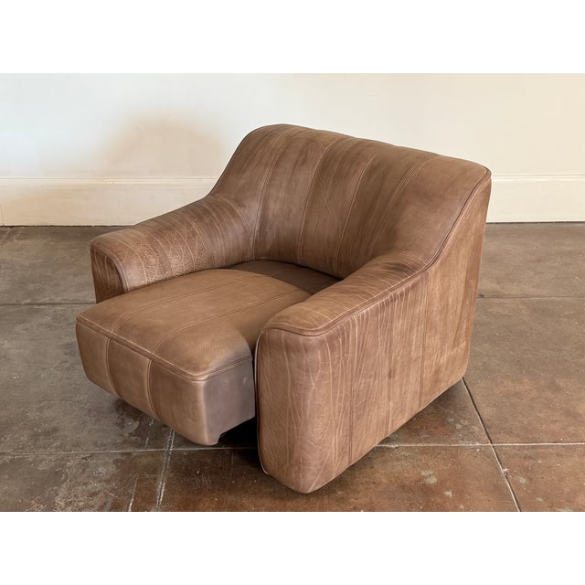 Vintage 1970s DeSede Ds-44 Buffalo Leather Lounge Chairs For Sale - Image 9 of 16