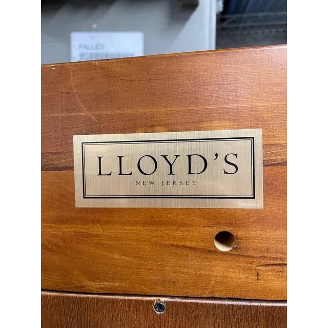 2000 - 2009 LLoyds Custom Mirror with Carved Wooden Border, Made in New Jersey For Sale - Image 5 of 6