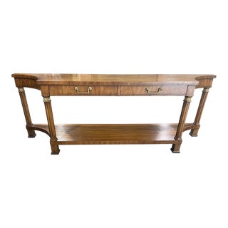 Mid 20th Century Neoclassic Console Table by Weiman For Sale