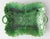 A beautiful antique 19th-Century English green glazed majolica leaf pattern serving platter, tray, or dish. No maker's...