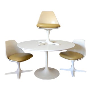 Space Age 4-Piece Dining Set by Maurice Burke for Arkana, 1960s For Sale