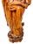 Mid-Century Modern Large Vintage Hand Carved Solid Wood 4.5 Foot Standing Kwan Yin/Guanyin Statue For Sale - Image 3 of 12