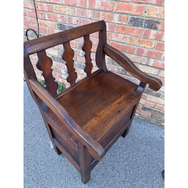 18th Century French Banc De Chimney / Fire Place Bench For Sale - Image 10 of 10
