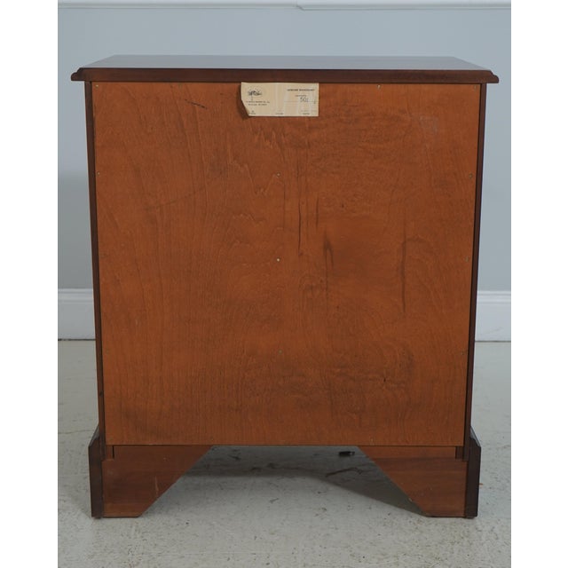Pair of Henkel Harris Model 117 Mahogany Chest Nightstands For Sale - Image 16 of 18