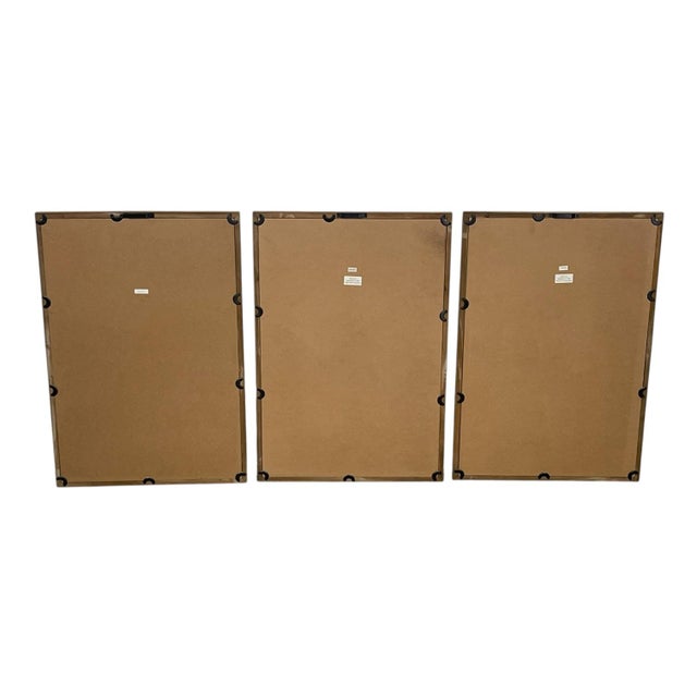 1970s Set of 3 Framed Geometric Abstract Art Prints. For Sale In Seattle - Image 6 of 10