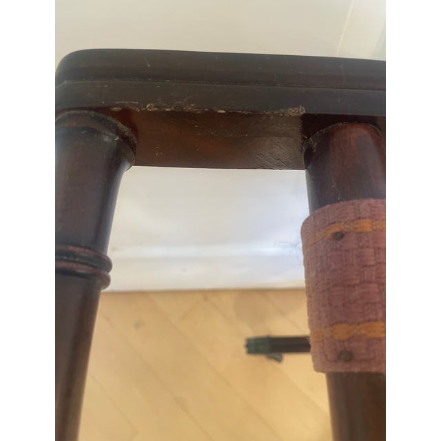 Vintage English Serving Table Bar Cart Luggage Rack For Sale - Image 9 of 12