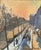 Geneviève Chapront, Snowy Boulevard Saint-Germain, 1950s, Oil on Canvas For Sale - Image 10 of 10