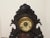 Victorian Antique 1850's Cast Iron Mantel Clock For Sale - Image 3 of 10