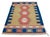 Textile Turkish Rug Hand-Woven Oushak Kilim Rug Vintage but Unused Home Decor - 4'1" X 5'8" For Sale - Image 7 of 12