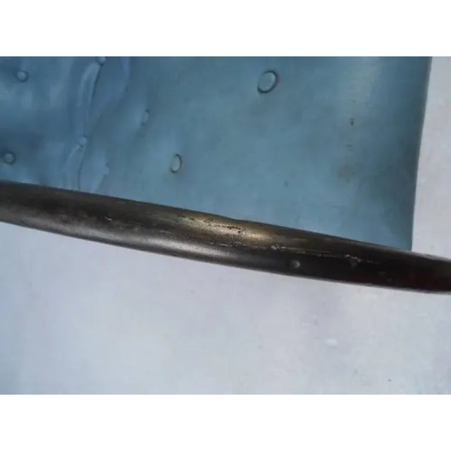 Blue Mid-Century Modern Sculptural Rocking Chair by Lee Woodard For Sale - Image 8 of 11