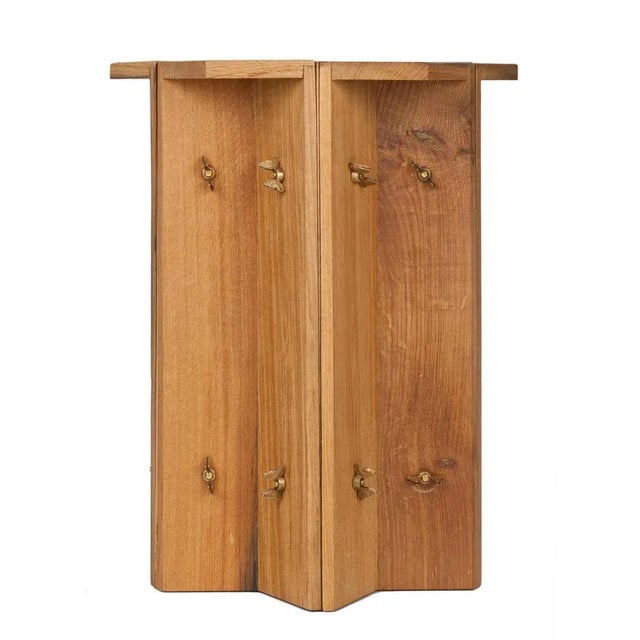 Mike Reclaimed Oak Stool by Fred and Juul For Sale - Image 6 of 10