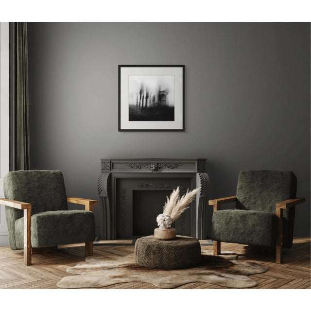 Blurred Landscape No. 4 is an original black and white photograph from a contemplative series exploring atmosphere,...