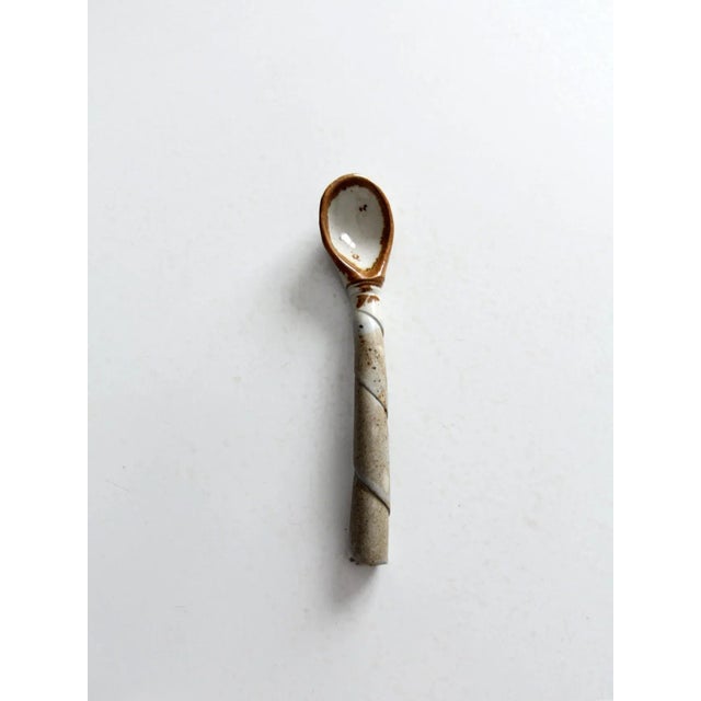 Vintage Pottery Spoon For Sale - Image 10 of 10