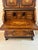 Antique Italian Marquetry Inlaid Burr Walnut Bureau Bookcase, 1920 For Sale - Image 13 of 18