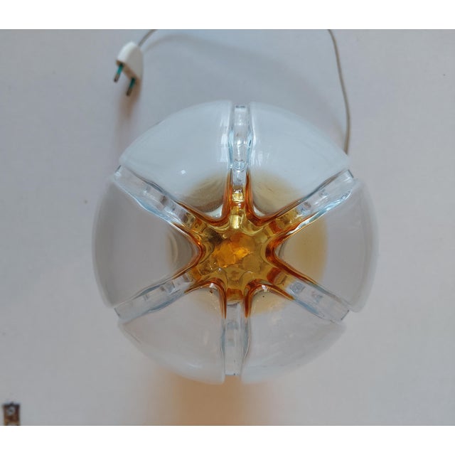 Wood Table Lamp attributed to Toni Zuccheri for Mazzega, Italy, 1970s For Sale - Image 7 of 9