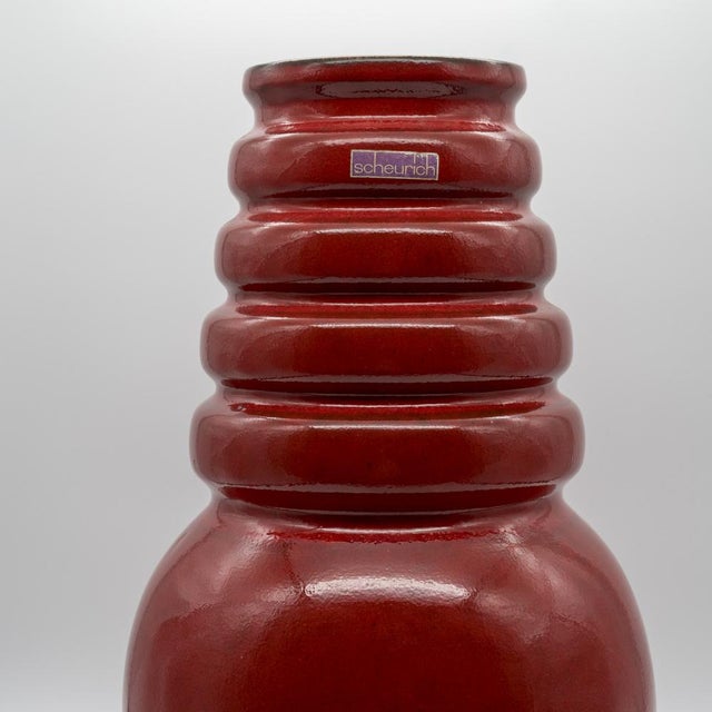 Scheurich Keramik "Wien" Floor Vase, Model 269-40, West Germany, c. 1970s A striking floor vase from Scheurich Keramik's...
