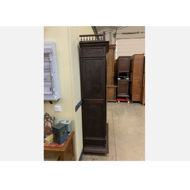 Antique Breton China Cabinet, 1880 For Sale - Image 6 of 11