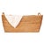 Artifacts Saboga Home Everything Basket with Hoop Handles in White Wash - 25" For Sale - Image 4 of 13