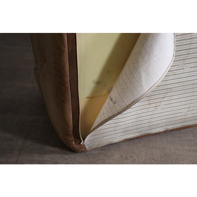 Sloop Sofa in Cognac Leather by Michel Ducaroy for Ligne Roset, 1970s For Sale - Image 16 of 17