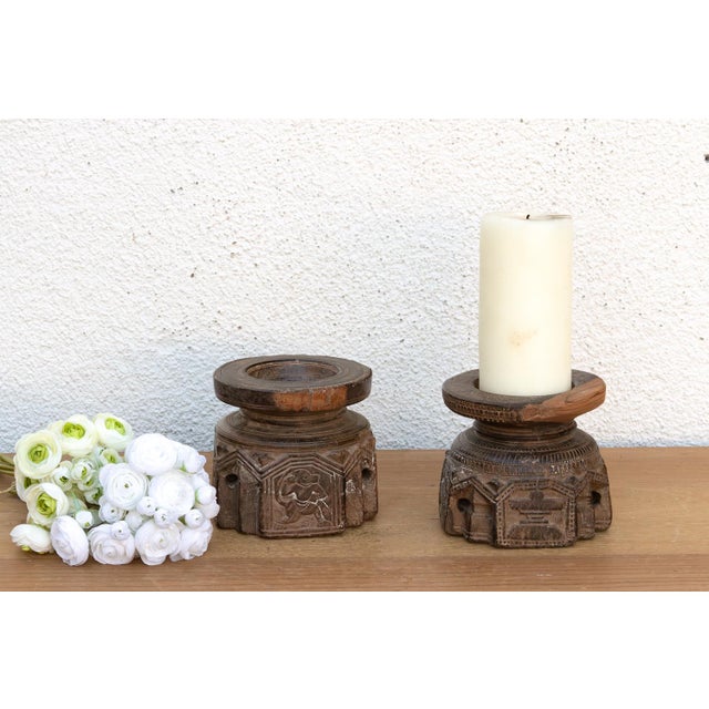 These carved seeders are a pair of soulful artifacts that celebrate the deep connection between ancient agriculture and...