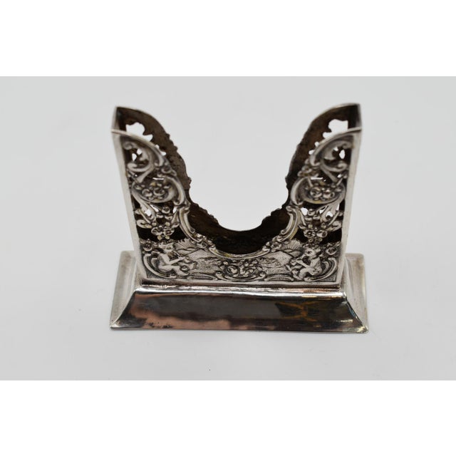 1920s Sterling Silver Venetian Art Deco Cigarette Holder For Sale - Image 12 of 12