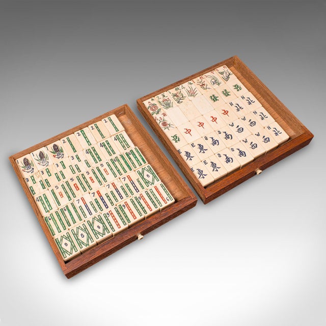 Antique Mahjong Case, Oriental, Teak Gaming Tile Box, Late Victorian, Circa 1900 For Sale - Image 10 of 12