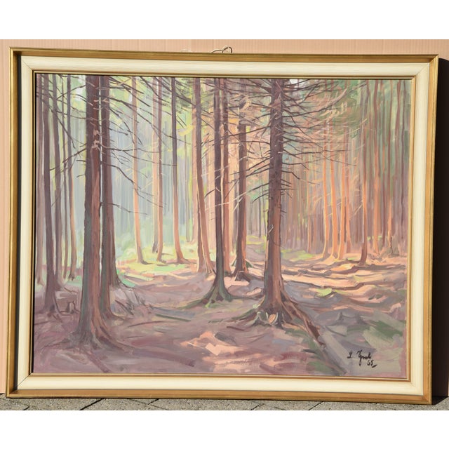 Lothar Sperl 1910 Markt Eisenstein [Železnà Ruda] - 1987 Traunreut Untitled [Light-Flooded Forest], 1965 Oil on canvas,...