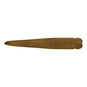 Roycroft Arts & Crafts Hammered Brass Over Copper Letter Opener, Circa 1920s