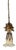 Vintage Filip Ravert Romblast White Frosted Romblast Shade Tole Pendant Light For Sale - Image 12 of 18