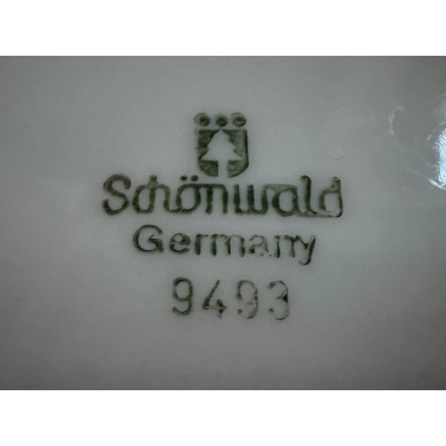 1960s Baravia, Germany Schonwald Porcelain Ashtray/Catchall With Center Heart Design For Sale - Image 9 of 9