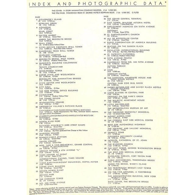 "Marvelous New York: A Metropolis Portrayed" 1937 St. Thomas, Jean For Sale - Image 4 of 10