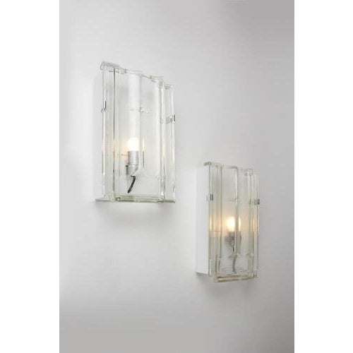 Metal Tegola Wall Sconces from Fontana Arte, Set of 2 For Sale - Image 7 of 7