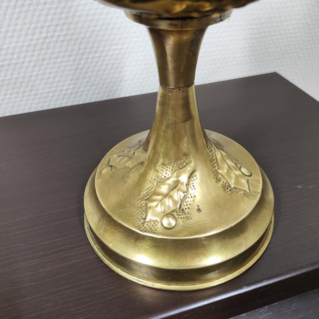 Brass Antique German Brass Oil / Kerosene Lamp Kosmos Brenner, Not Electrified / Late 19th Century For Sale - Image 8 of 8