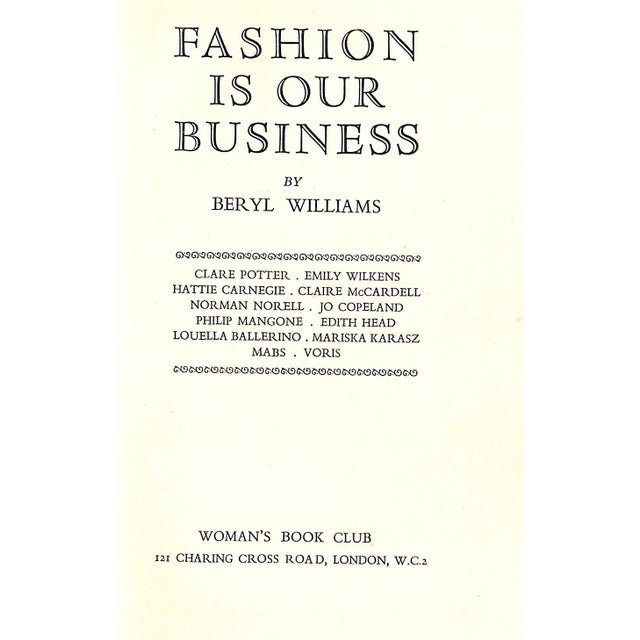 Traditional "Fashion Is Our Business" 1947 Williams, Beryl For Sale - Image 3 of 16